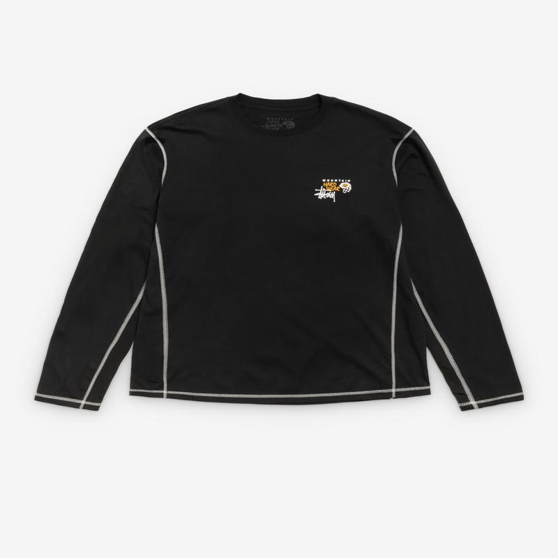 Stssy - Men's Mountain Hardwear Longsleeve T-Shirt - (Black)