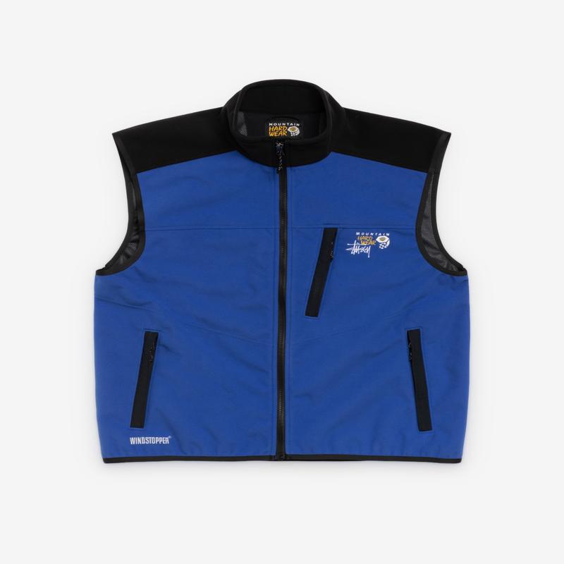 Stssy - Men's Mountain Hardwear Windstopper Vest - (Blue/Black)