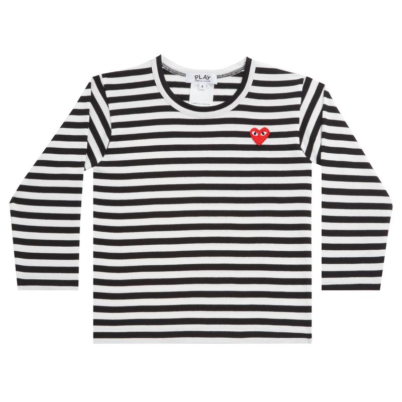 Play - Kids Striped T-Shirt - (Black)