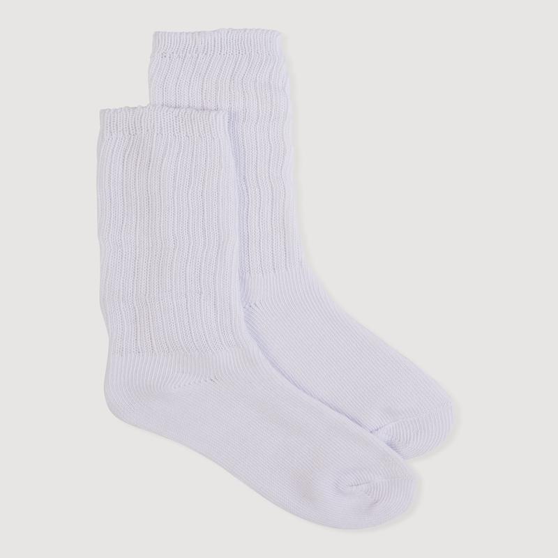 Rib Knit Slouch Socks 2 Pack Size 9-11
