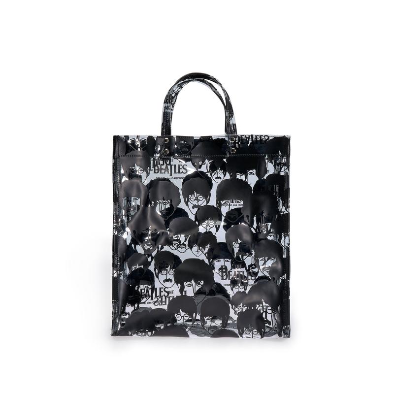 CDG Beatles - Faces PVC Tote - (VB-K203 Transparent)