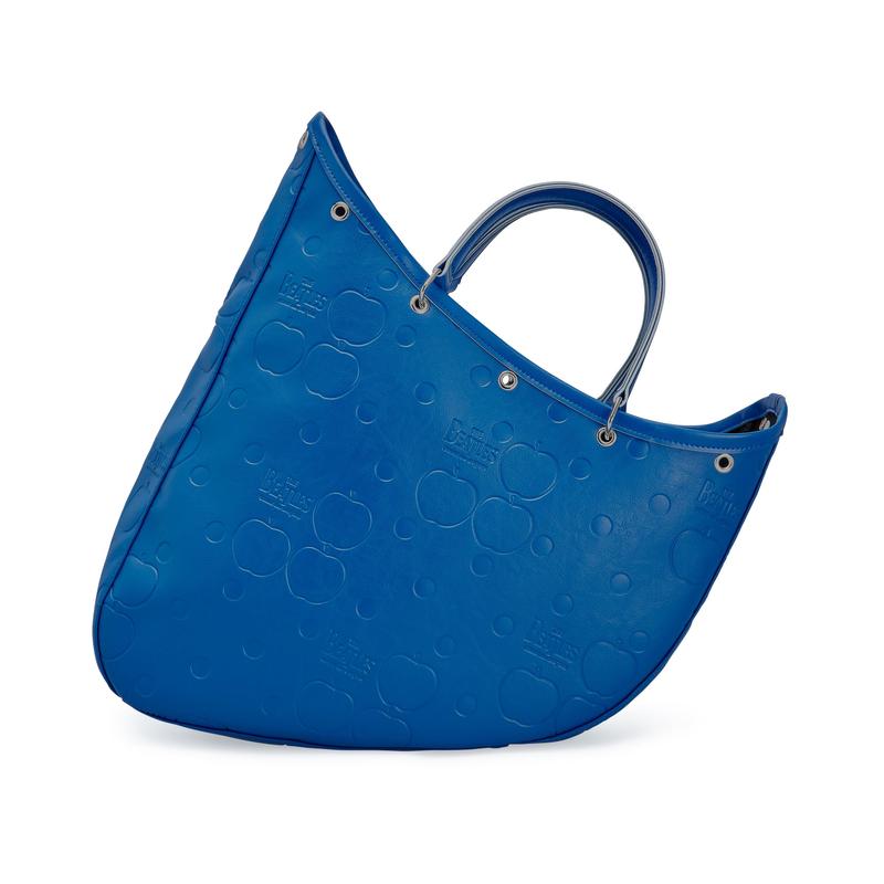 CDG Beatles - Large Embossed Boat Bag - (Blue)