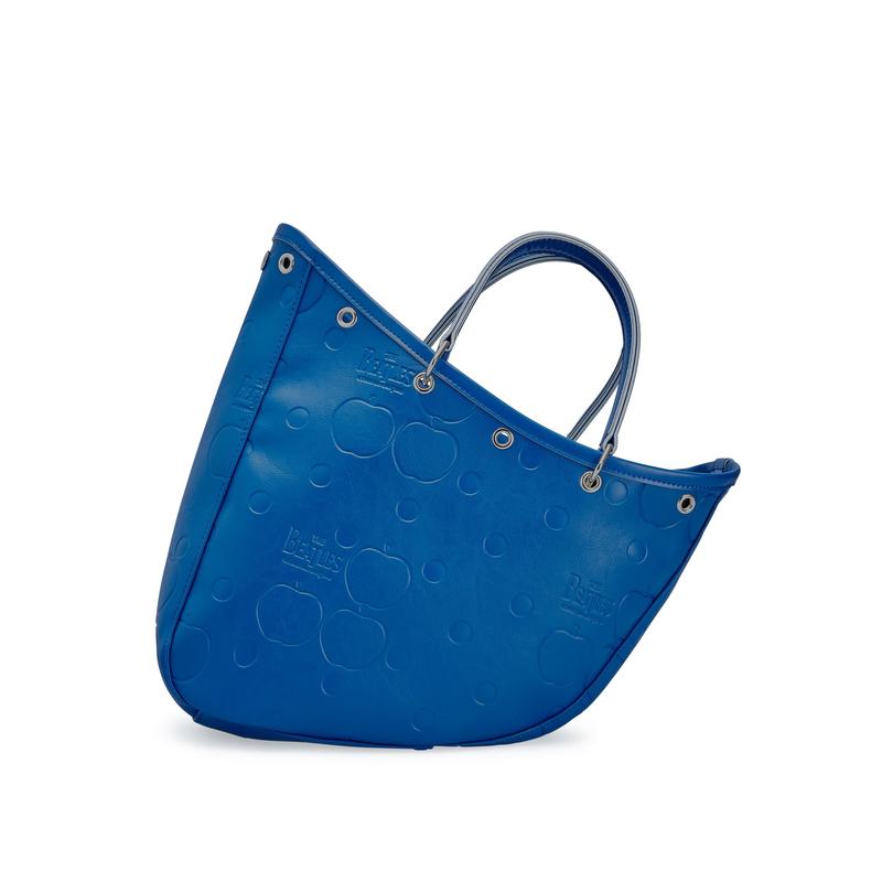 CDG Beatles - Small Embossed Boat Bag - (Blue)