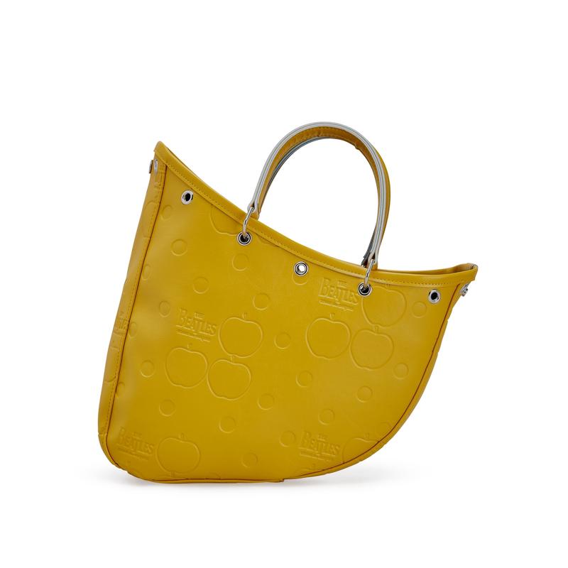 CDG Beatles - Small Embossed Boat Bag - (Yellow)