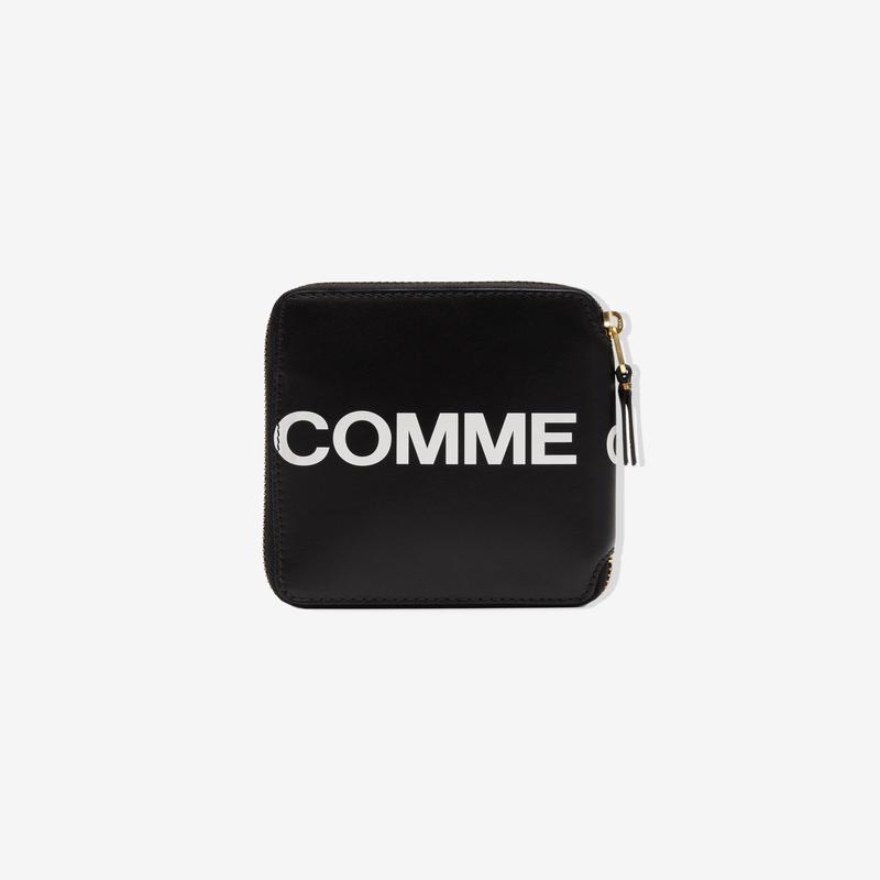 CDG Wallet - Huge Logo Full Zip Around Wallet - (Black SA2100HL)