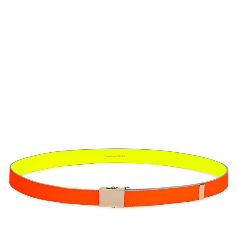 CDG Wallet - Super Fluo Belt (Orange/Yellow SA0190SF)