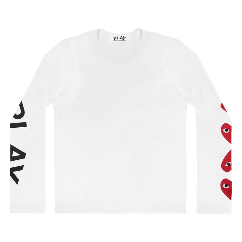 Play - 4 Heart Long Sleeve - (White)