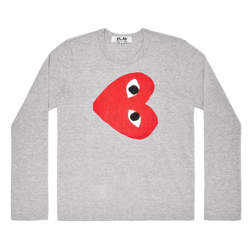 Play - Red Heart Long-Sleeve - (Grey)
