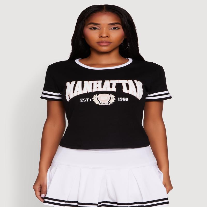 Varsity Stripe Manhattan Graphic Tee