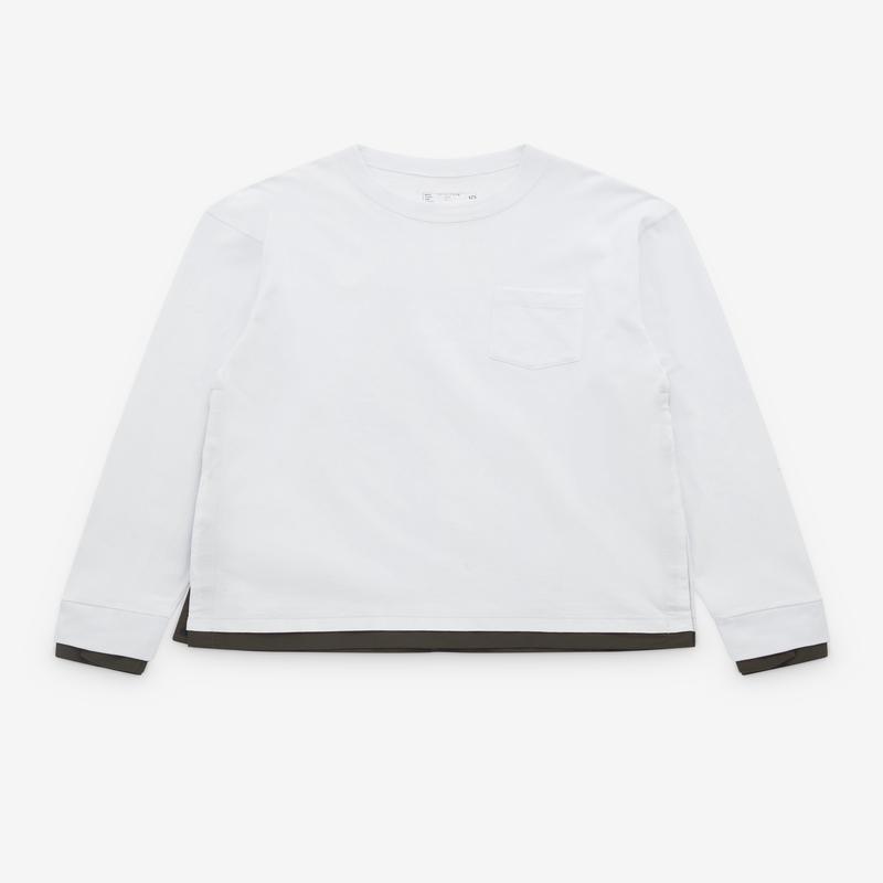 sacai - Mens Long Sleeve T-Shirt - (White)