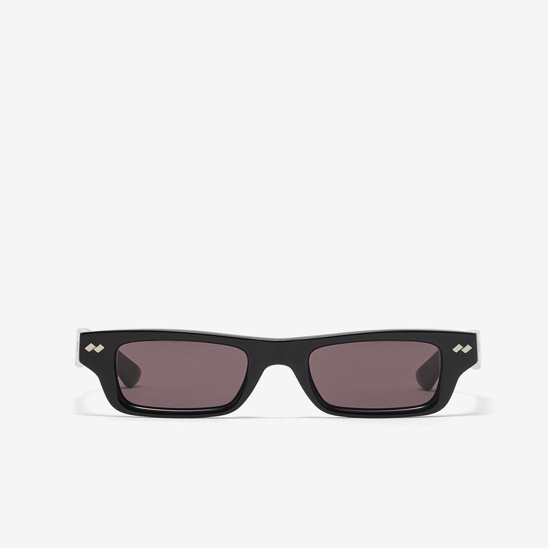 Bottega Veneta - Womens Dizzy Square Sunglasses - (Black)