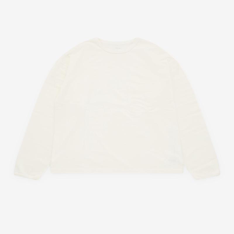 Lemaire - Men's Long Sleeve T-Shirt - (Light Cream)