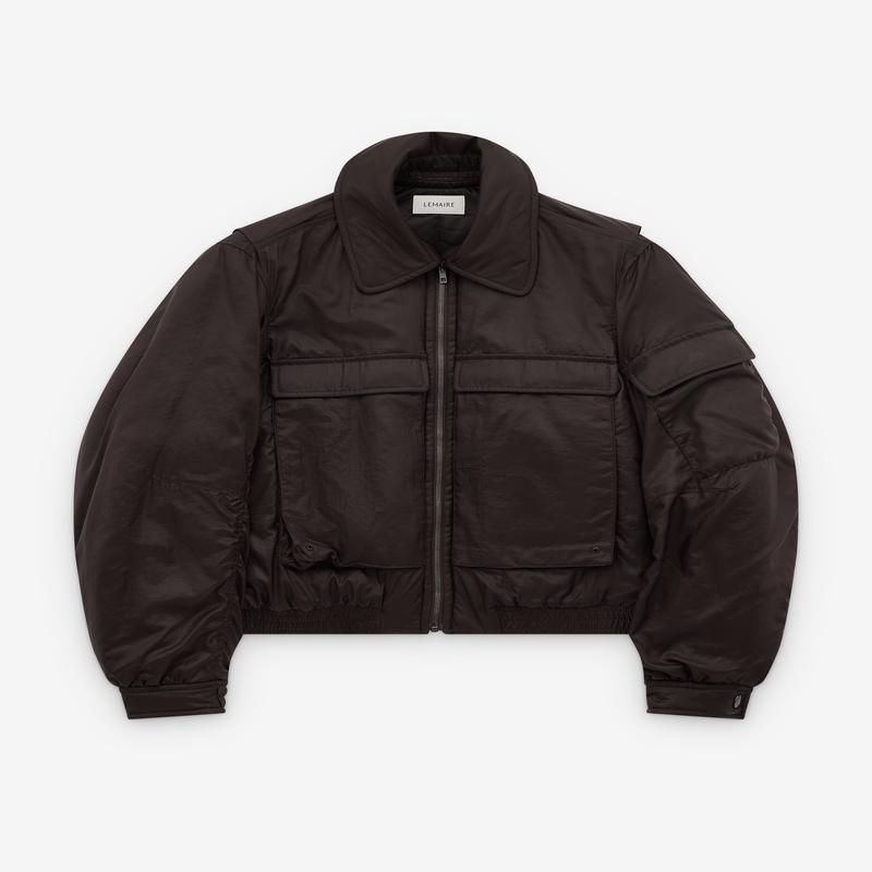 Lemaire - Womens Bomber Jacket - (Espresso)