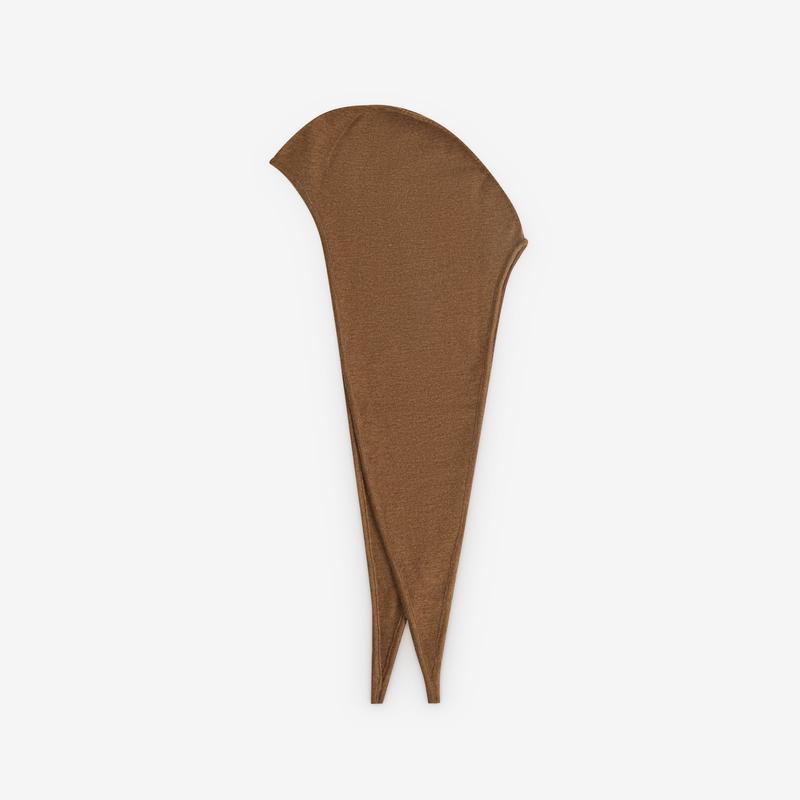 Lemaire - Womens Head Scarf - (Brown)