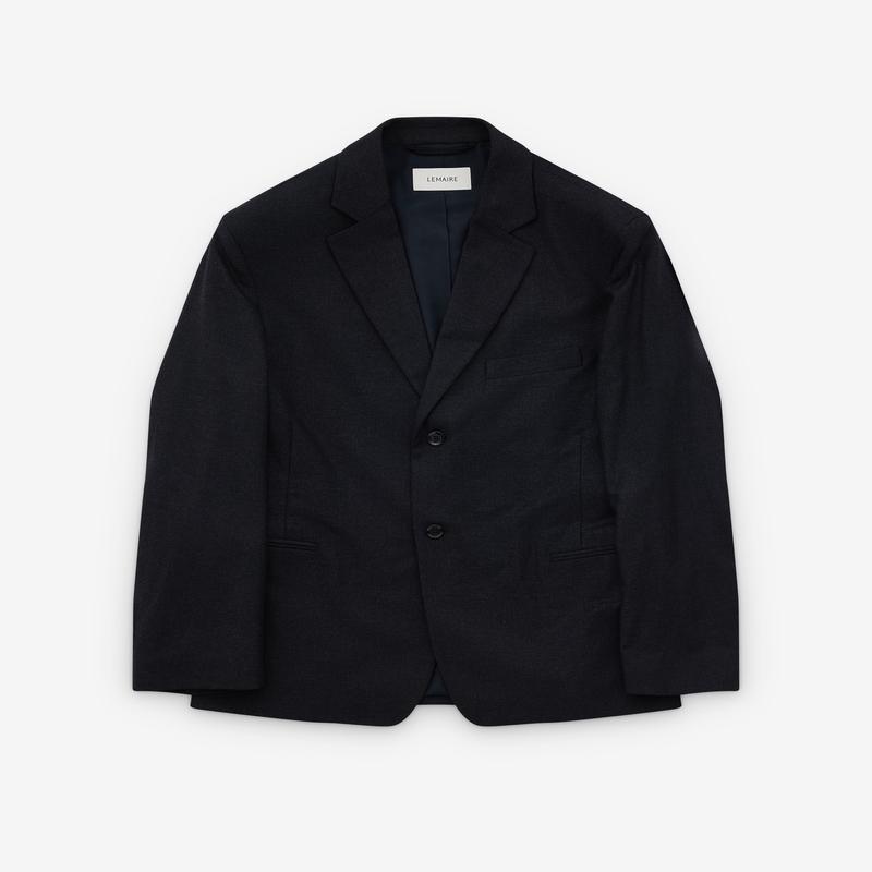Lemaire - Womens Soft Single Breasted Jacket - (Anthracite)