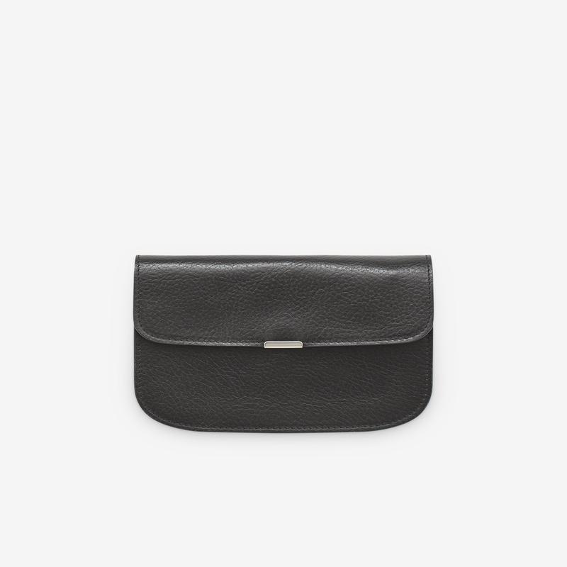 Lemaire - Womens Soft Tab Wallet - (Black)