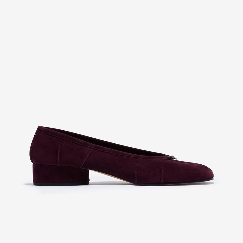 Maison Margiela - Womens Tabi New Ballerina - (Winetasting)