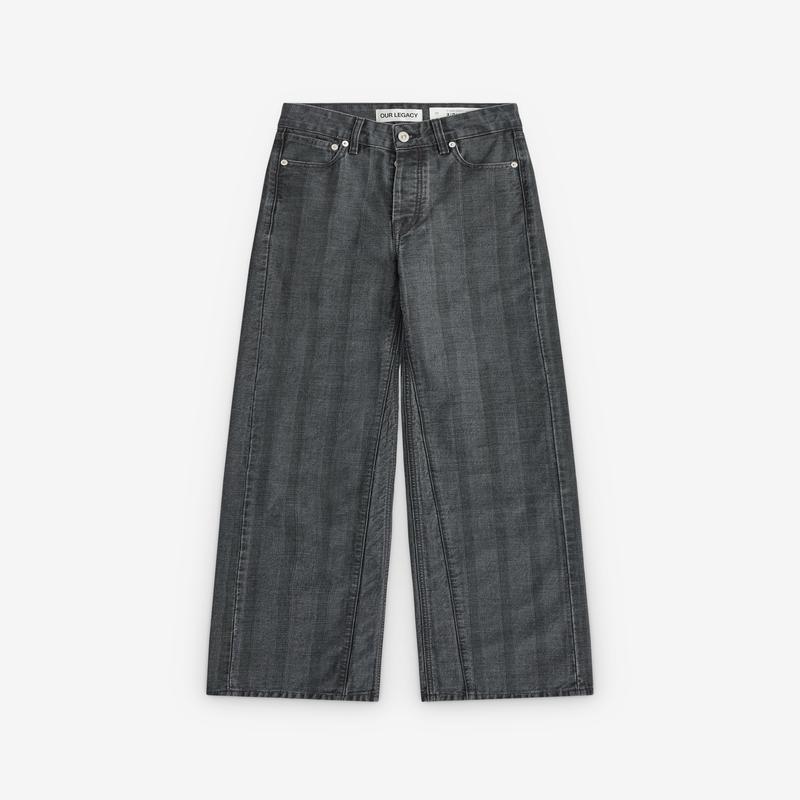 Our Legacy - Women's Treble Cut - (Black Coated Herringbone)