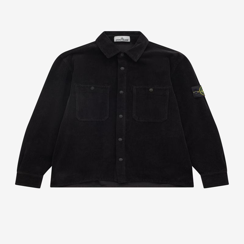 Stone Island - Men's Corduroy Shirt - (Black)