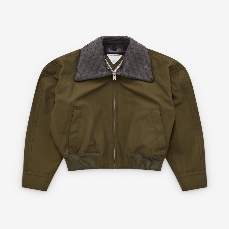 Bottega Veneta - Women's Cotton Twill Blouson - (Deep Moss)