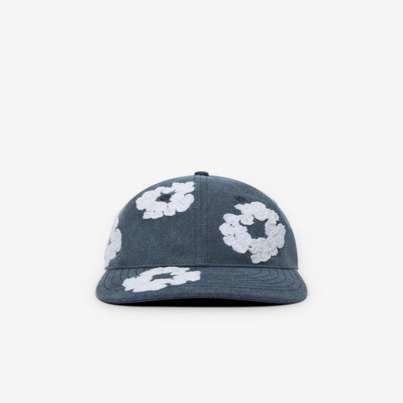 Denim Tears - Cotton Wreath Garment Dyed Cap - (Navy)