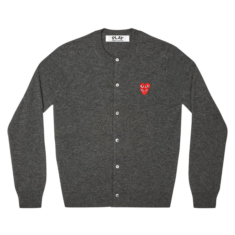 Play - Double Eye Womens Cardigan - (Grey)