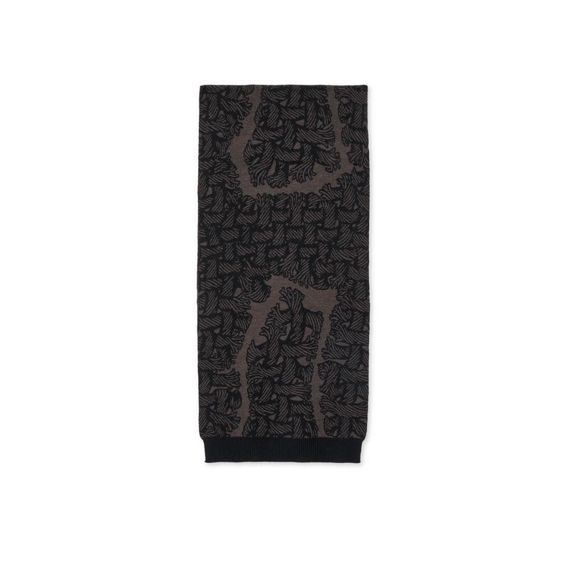 Christopher Nemeth - Knitwear RV Scarf - (Dark Brown)