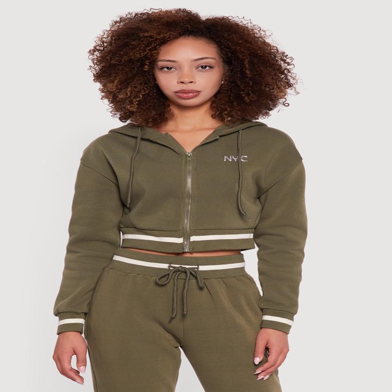 NYC Graphic Fleece Lined Hooded Sweatshirt