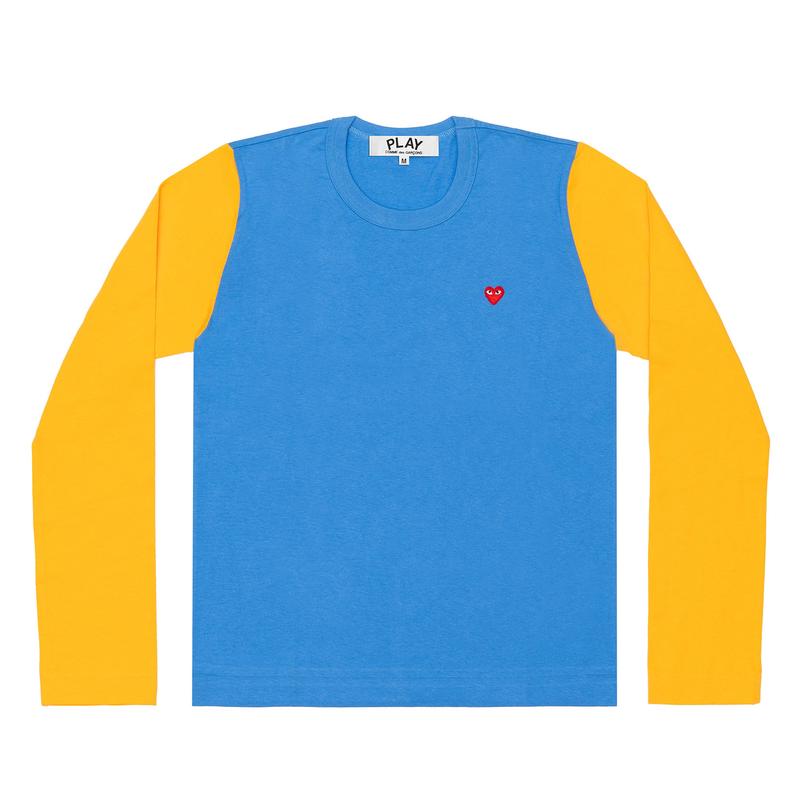 Play - Bi-Colour T-Shirt - (Blue/Yellow)