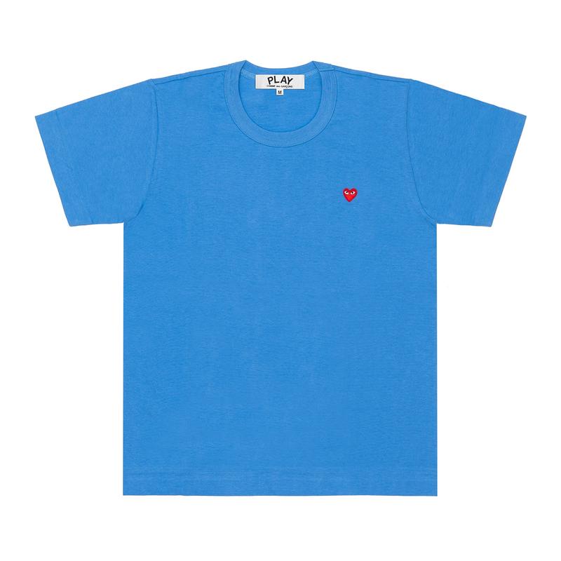 Play - Small Heart T-Shirt - (Blue)