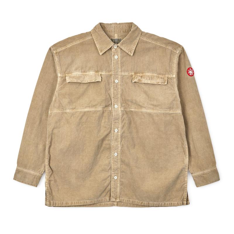 Cav Empt - Overdye Switch Cut Cord Shirt - (Beige)
