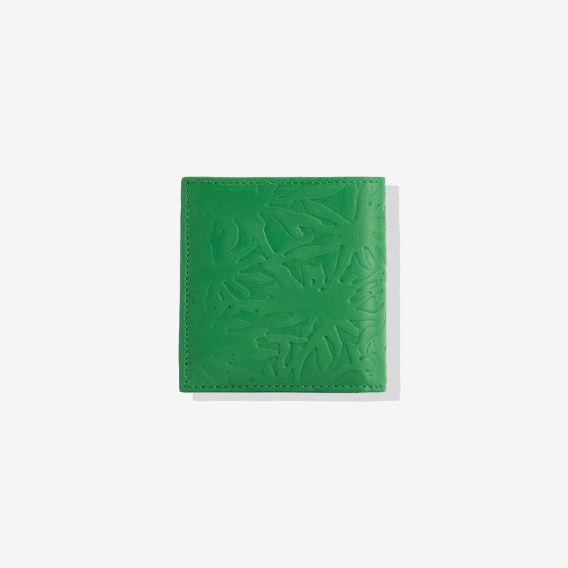CDG Wallet - Embossed Forest Bifold Wallet - (Green SA0641EF)