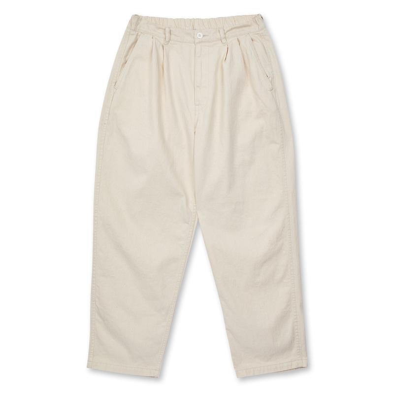 Danton - Cotton Twill Easy Pants - (Ecru)