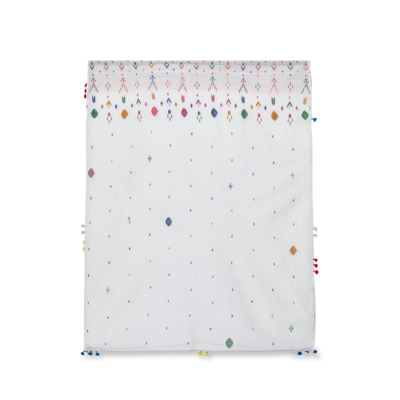 Injiri - Taanbaan-119 Scarf - (White)