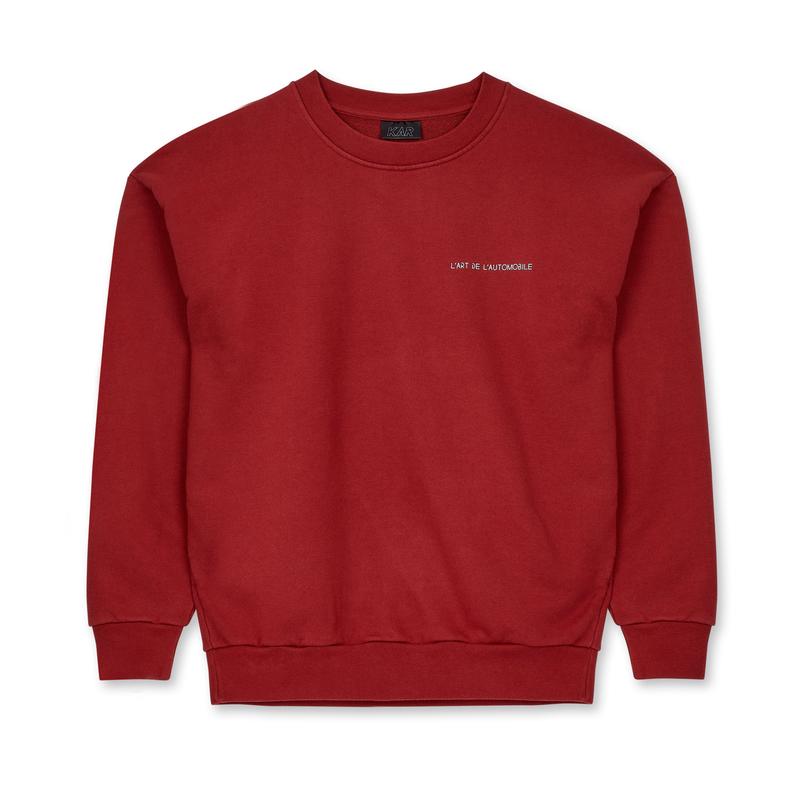 Kar LArt De LAutomobile - Dragster Team Crewneck - (Red)