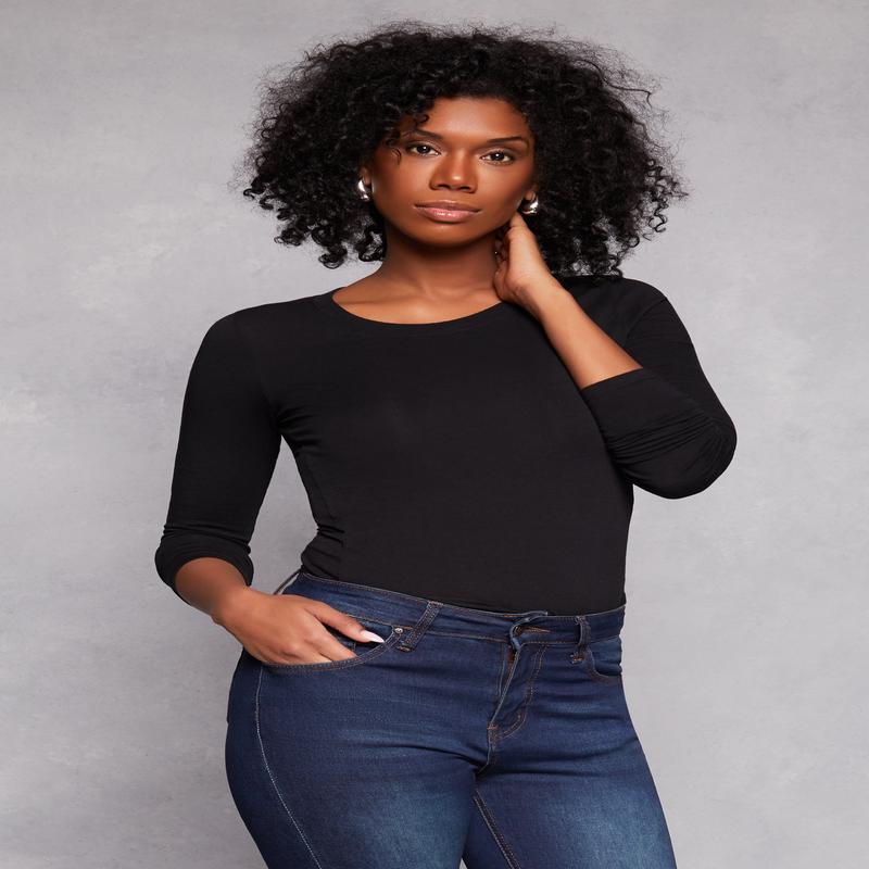 Long Sleeve Crew Neck Top