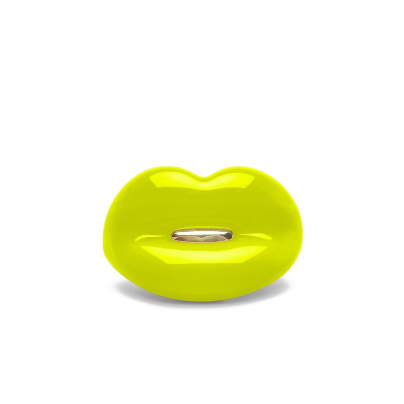 Solange - Neon Yellow Hotlips Ring