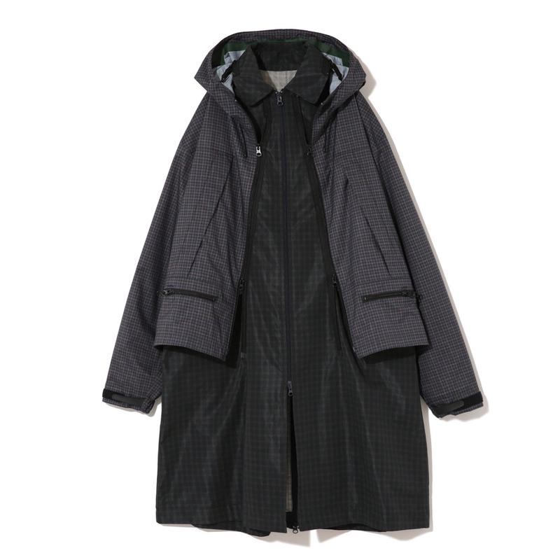 Undercover - Mens Check Coat - (Green)
