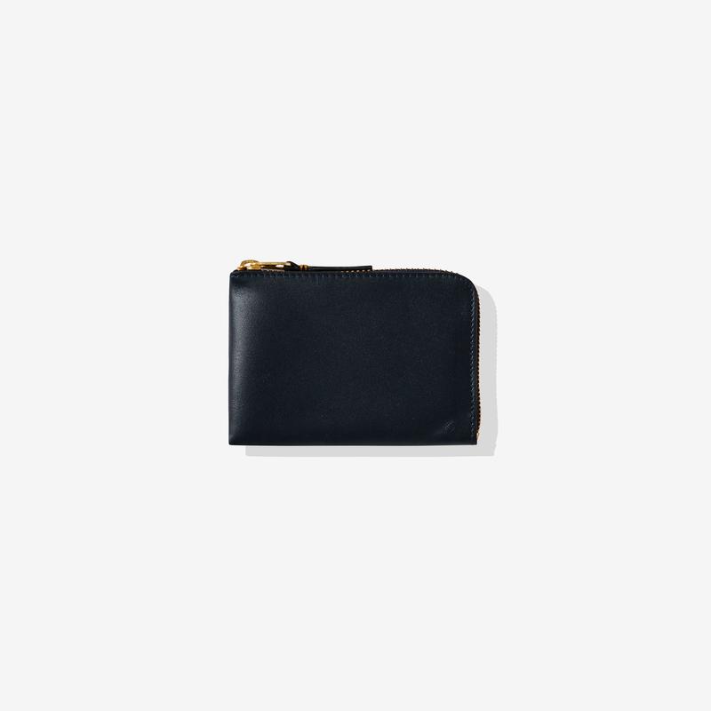 CDG Wallet - Classic Colour Zip Around Wallet - (SA3100 Navy)