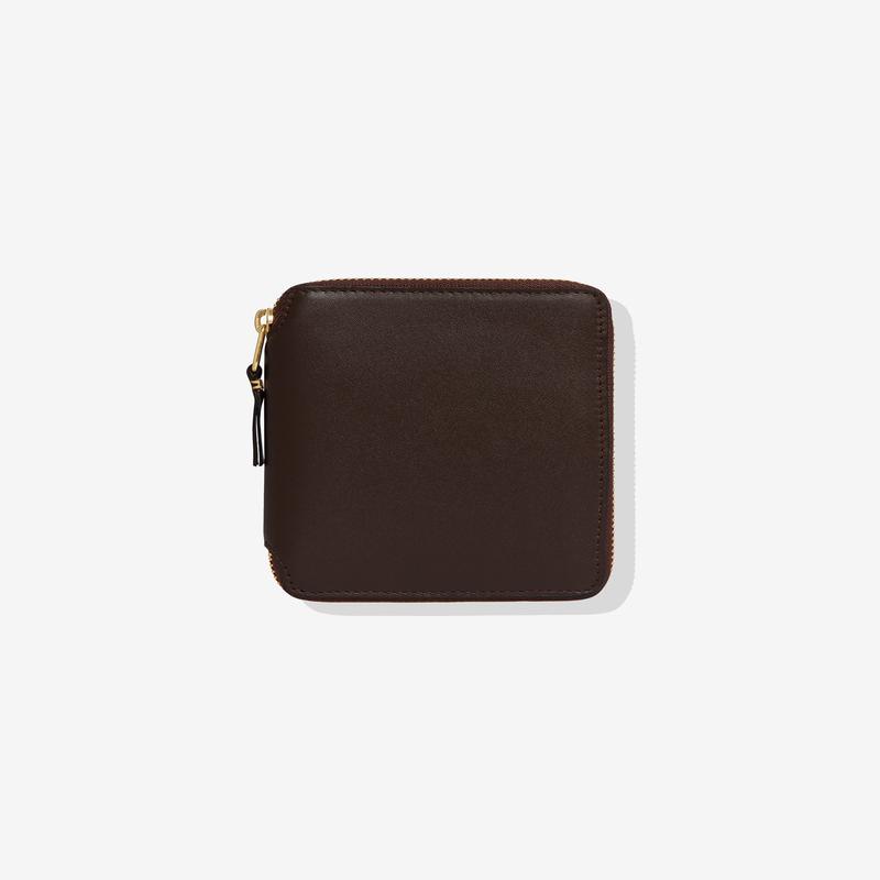 CDG Wallet - Classic Leather Full Zip Around Wallet - (Brown SA2100)
