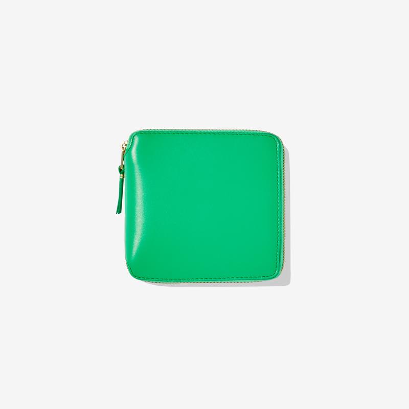CDG Wallet - Classic Leather Full Zip Around Wallet - (Green SA2100C)