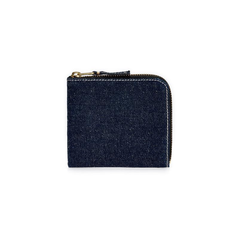 CDG Wallet - Denim Zip Around Wallet - (SA3100DE)