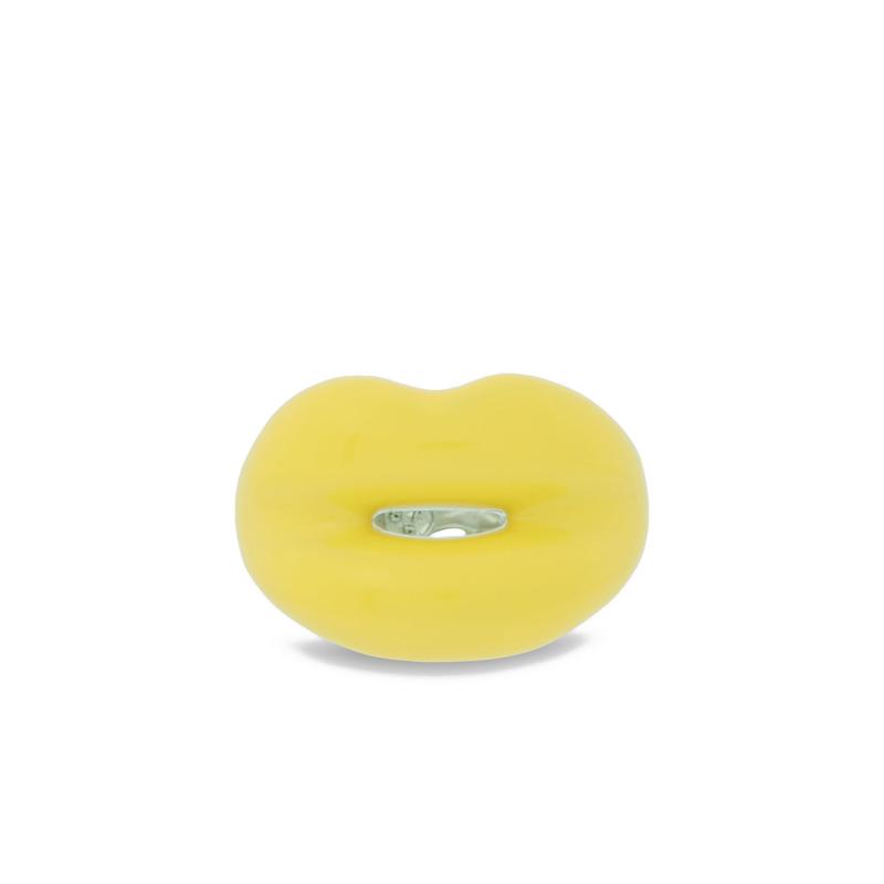 Solange - Hotlips Ring in Pastel Yellow