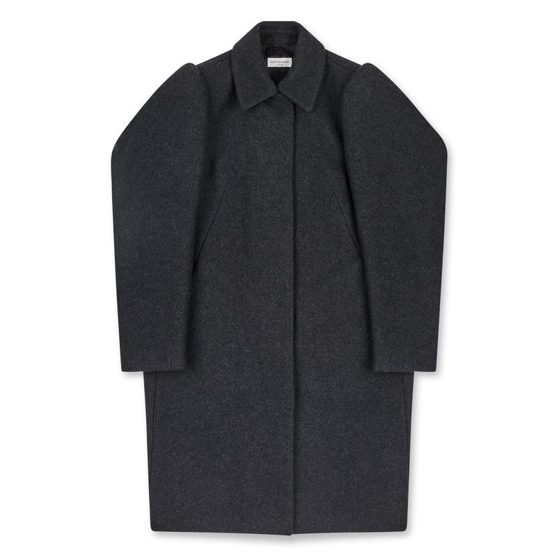 Dries Van Noten - Womens Renzo Coat - (Anthracite)