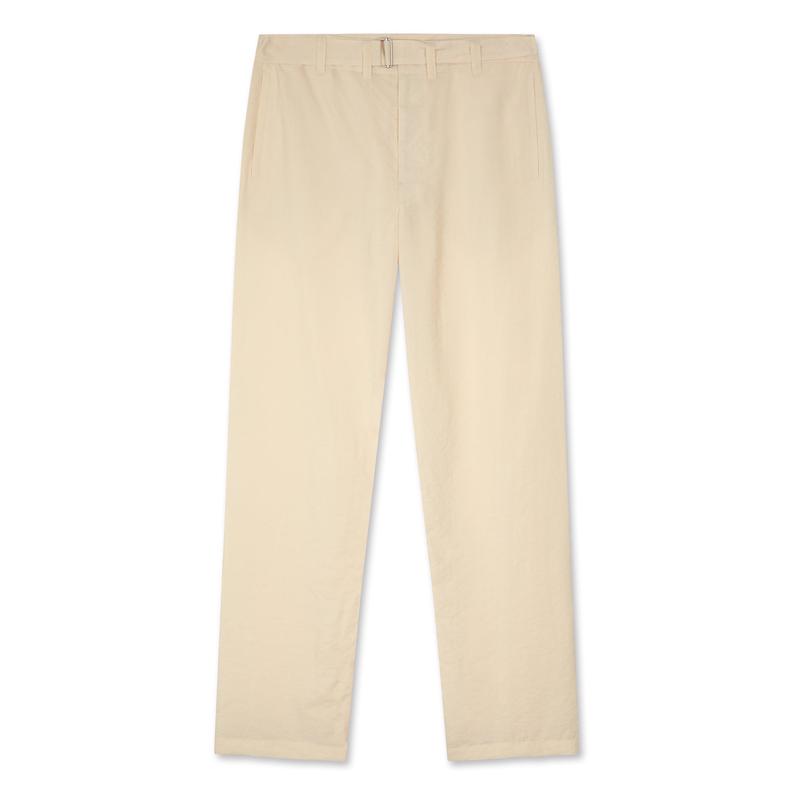 Lemaire - Womens Soft Belted Pant - (Light Cream)