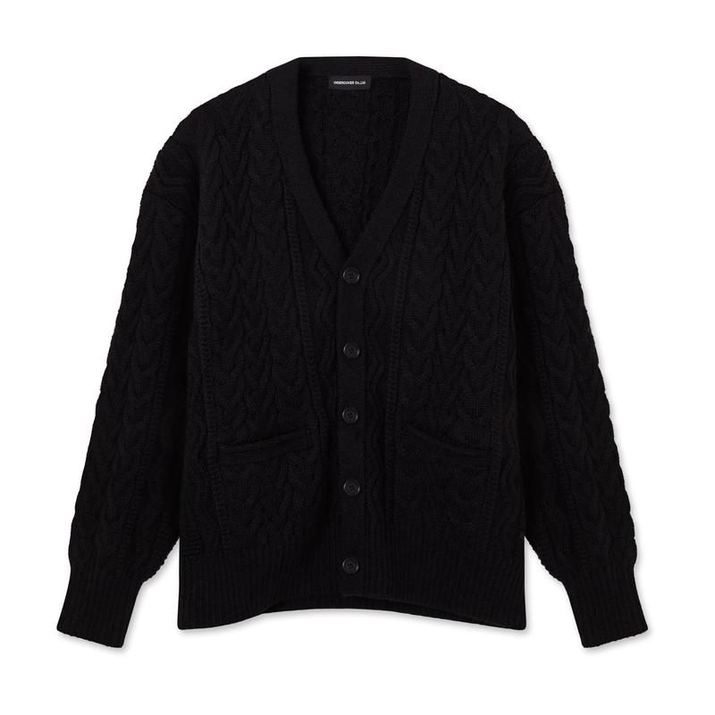 Undercover - Mens Knitted Wool Cardigan - (Black)