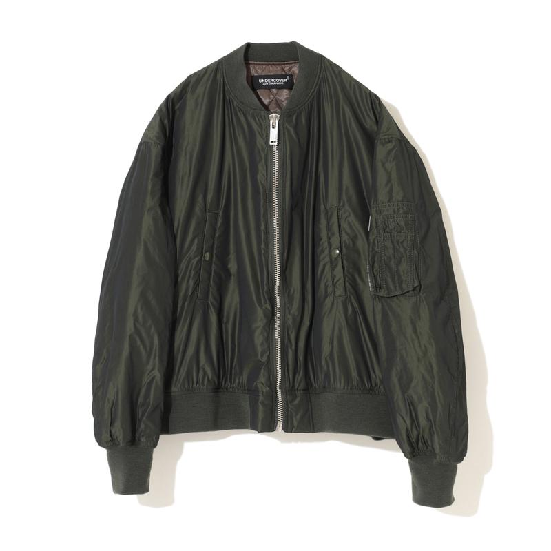 Undercover - Womens Oversized Bomber Jacket - (Khaki)
