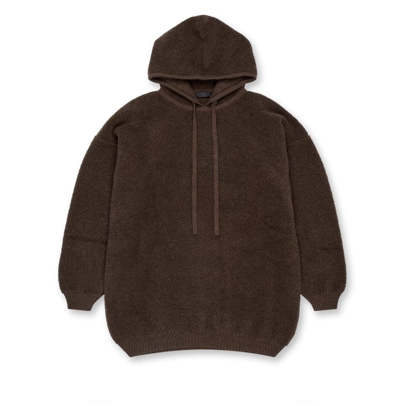 3Man - Mens Cahsmere Fleece Hoodie - (Brown)