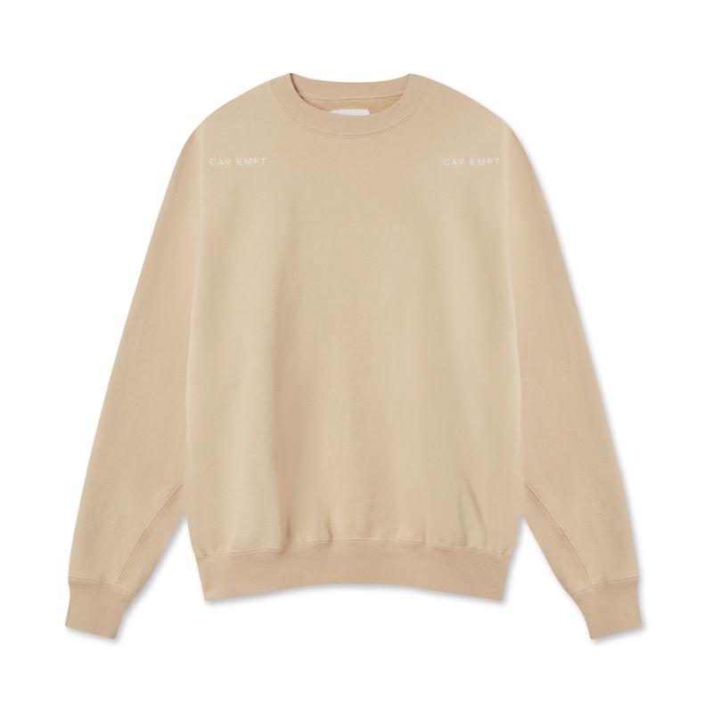 Cav Empt - Solid Crew Neck Beige - (Beige)