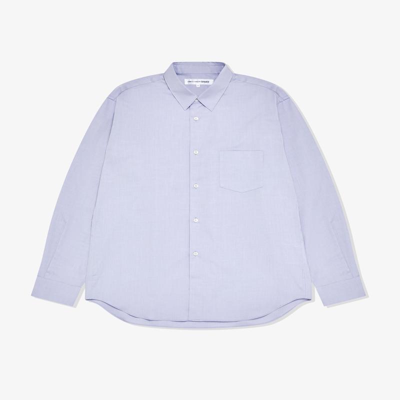 CDG Shirt Forever - Classic Fit Cotton Shirt - (Light Blue)